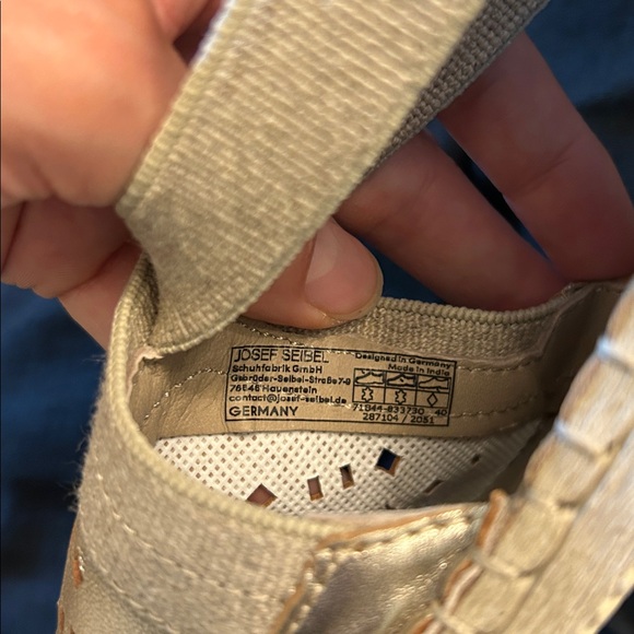 Joseph Seibel Sophie 44 leather pull on flat espadrille - Picture 13 of 13